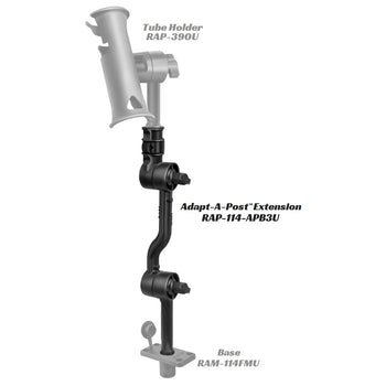 RAM® Adapt-A-Post™ with Adjustable 16" Extension Arm