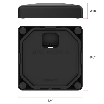 RAM® Weighted Platform Base with 4-Hole Pattern for GDS® Pedestal Docks