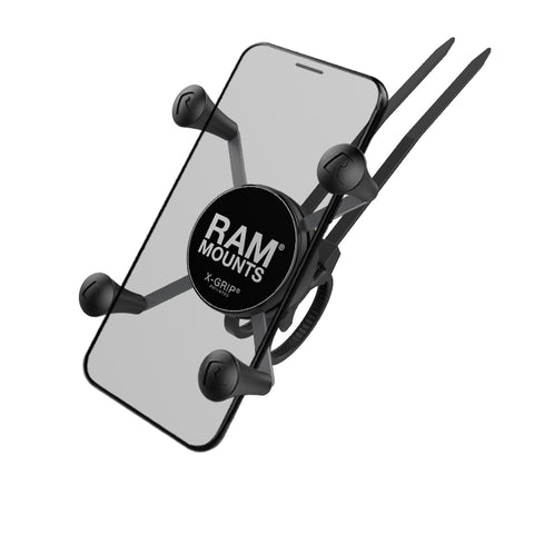 RAM® X-Grip® Phone Mount with RAM® EZ-On/Off™ Bicycle Base
