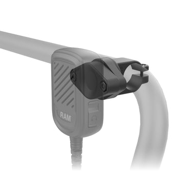 RAM® Magnetic Microphone Adapter with Composite Rail Base