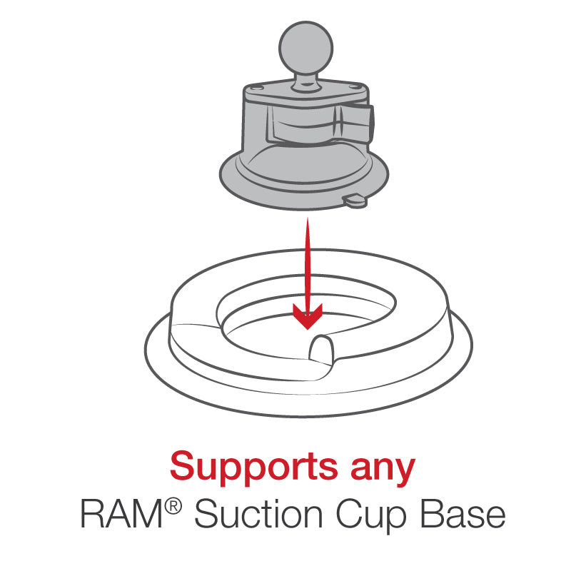 RAM® Portable Friction Dashboard Base – RAM Mounts