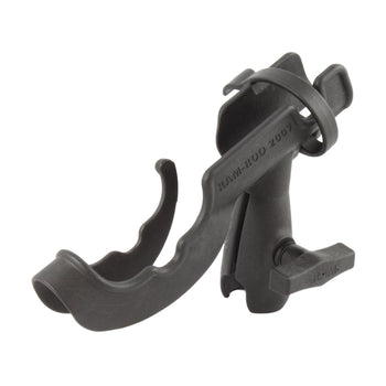 kayak fishing rod holder clamp PLUSINNO with Tracks, 2 in 1 Kayak Accessories Recipes for different types of fish included on package insert RAM ROD Fishing Rod Holder