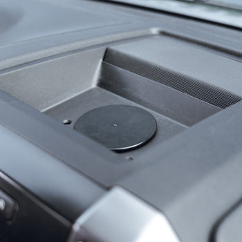 RAM® Black 3.5" Adhesive Plate for Suction Cups