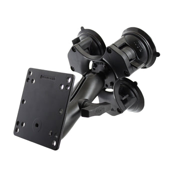 RAP-365-101-246U:RAP-365-101-246U_1:RAM Twist-Lock™ Triple Suction Mount with 100x100mm VESA Plate - Medium