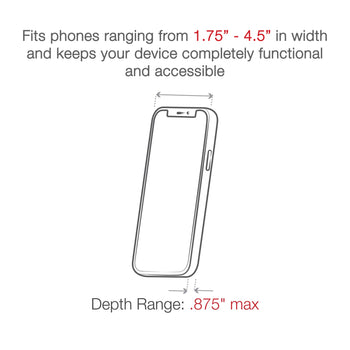 RAM® Press-N-Lock™ 24" Kayak Tube Base with X-Grip® Large Phone Holder