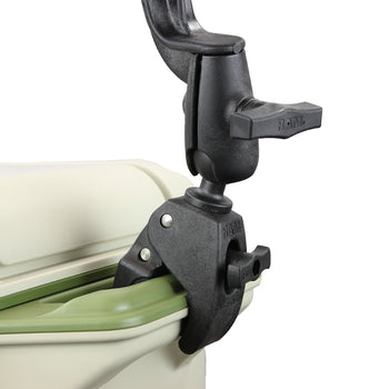 RAM Tube Jr. Rod Holder with Revolution Arm and RAM Tough-Claw Base