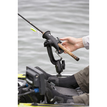 ram tube jr fishing rod holder Default Title It comes with the RAM ROD Revolution Ratchet Arm and 1.5 Track Ball RAM Tube JR Revolution Rod