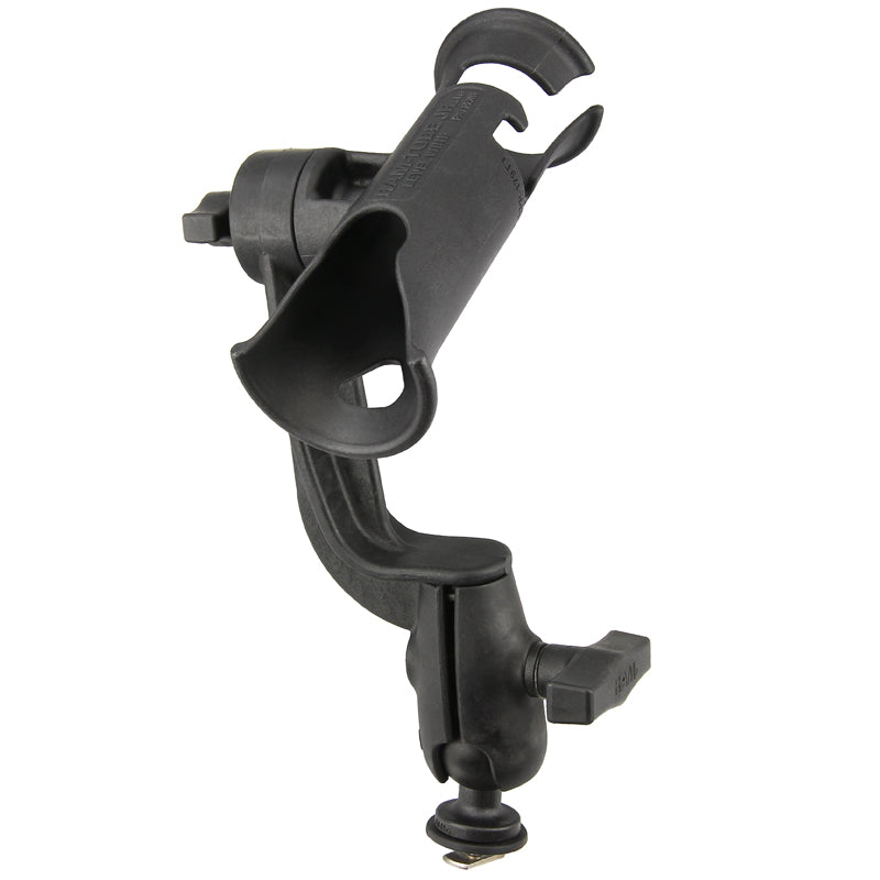 RAM® Tube Jr.™ Rod Holder with Revolution RAM® Track Ball™ Base