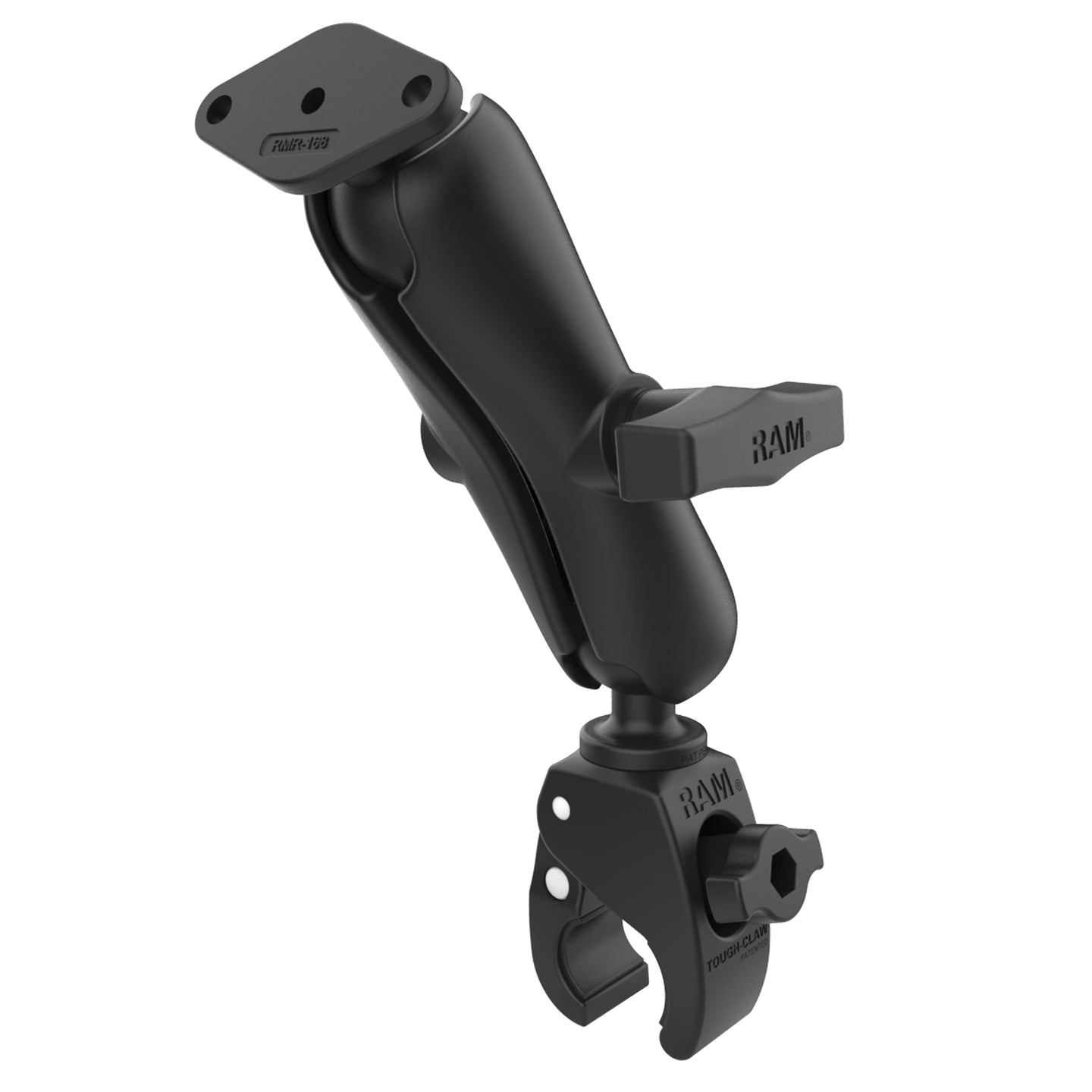 RAM® Tough-Claw™ Small Clamp Mount with Diamond Plate Adapter - Medium ...