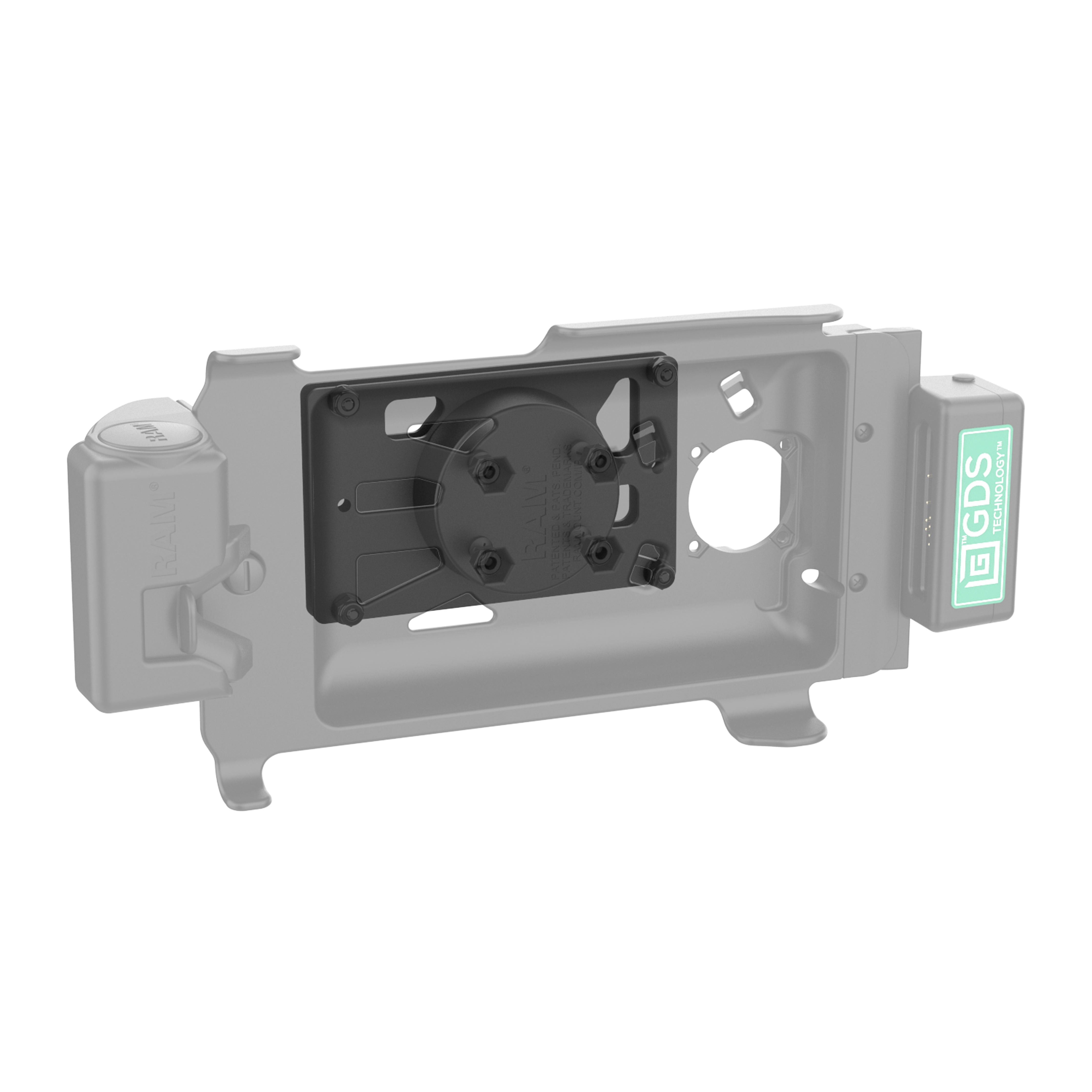 RAM® Low-Profile Cage Guard Mount with Backing Plate – RAM® Mounts
