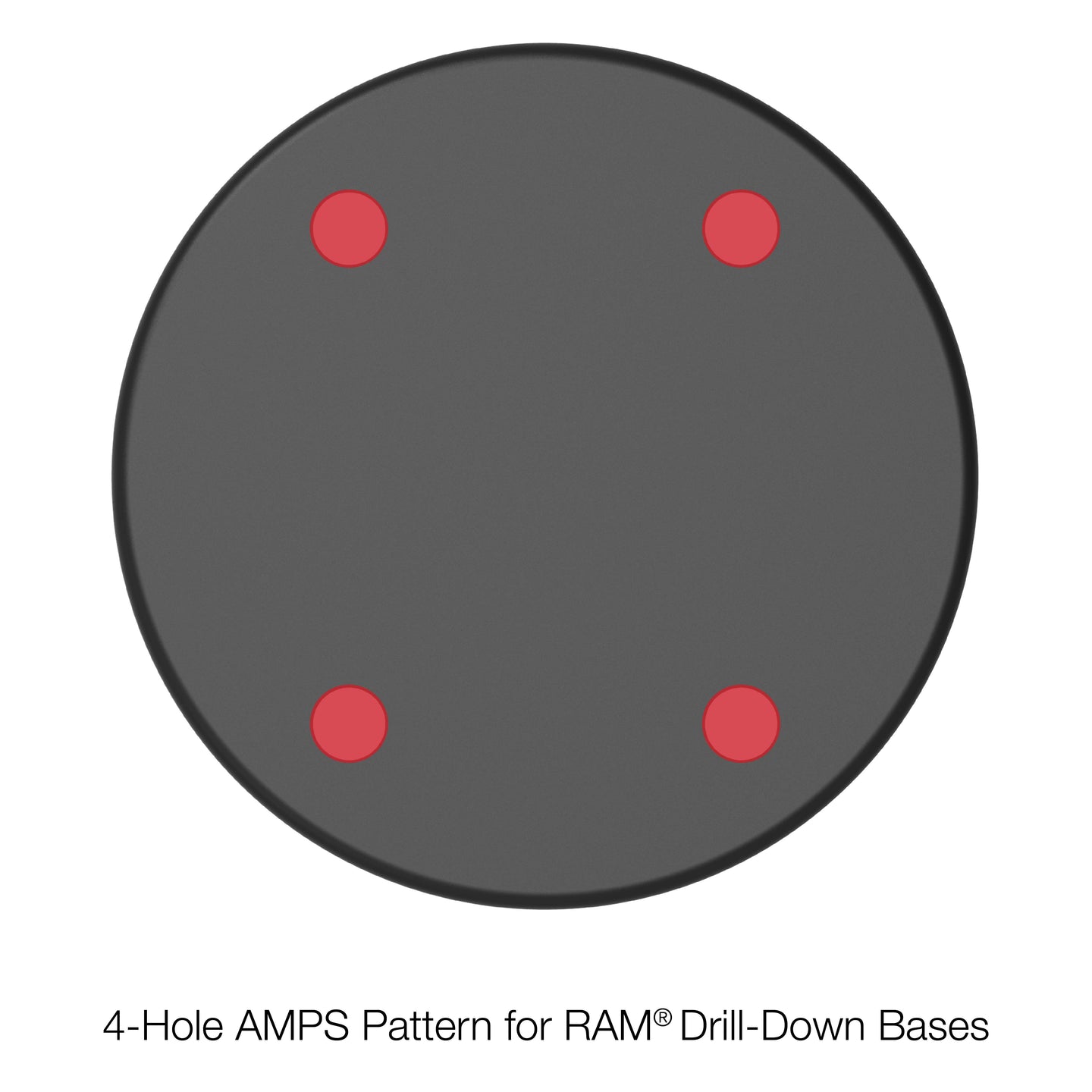 RAM® Cable Manager with AMPS Hole Pattern for Electronic Mounts – RAM ...