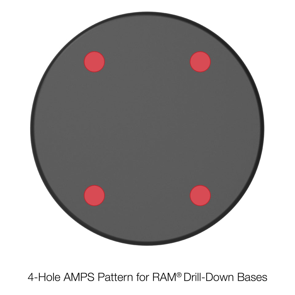RAM® Cable Manager with AMPS Hole Pattern for Electronic Mounts – RAM ...