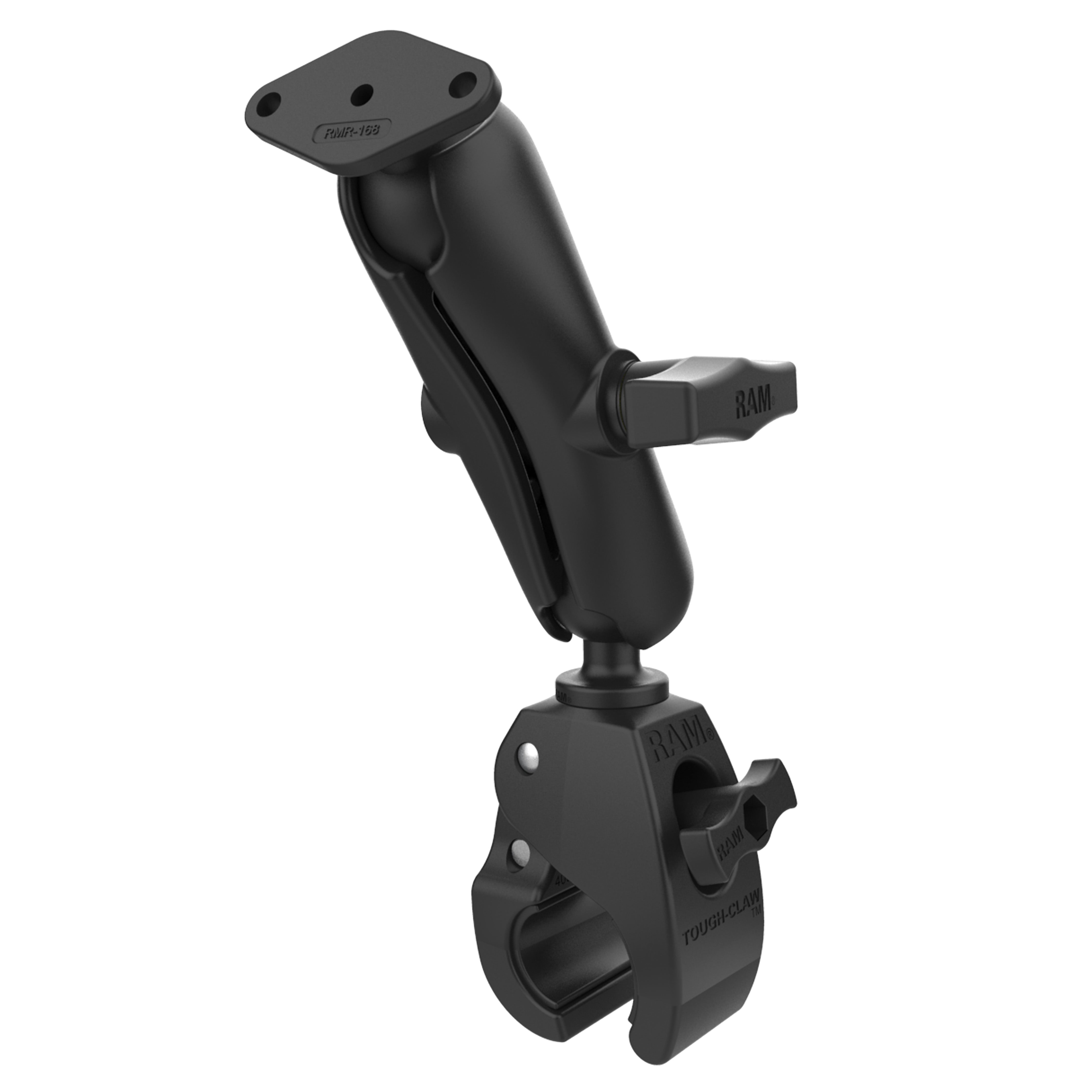 RAM® Tough-Claw™ Medium Clamp Mount with Diamond Plate Adapter - Medium ...