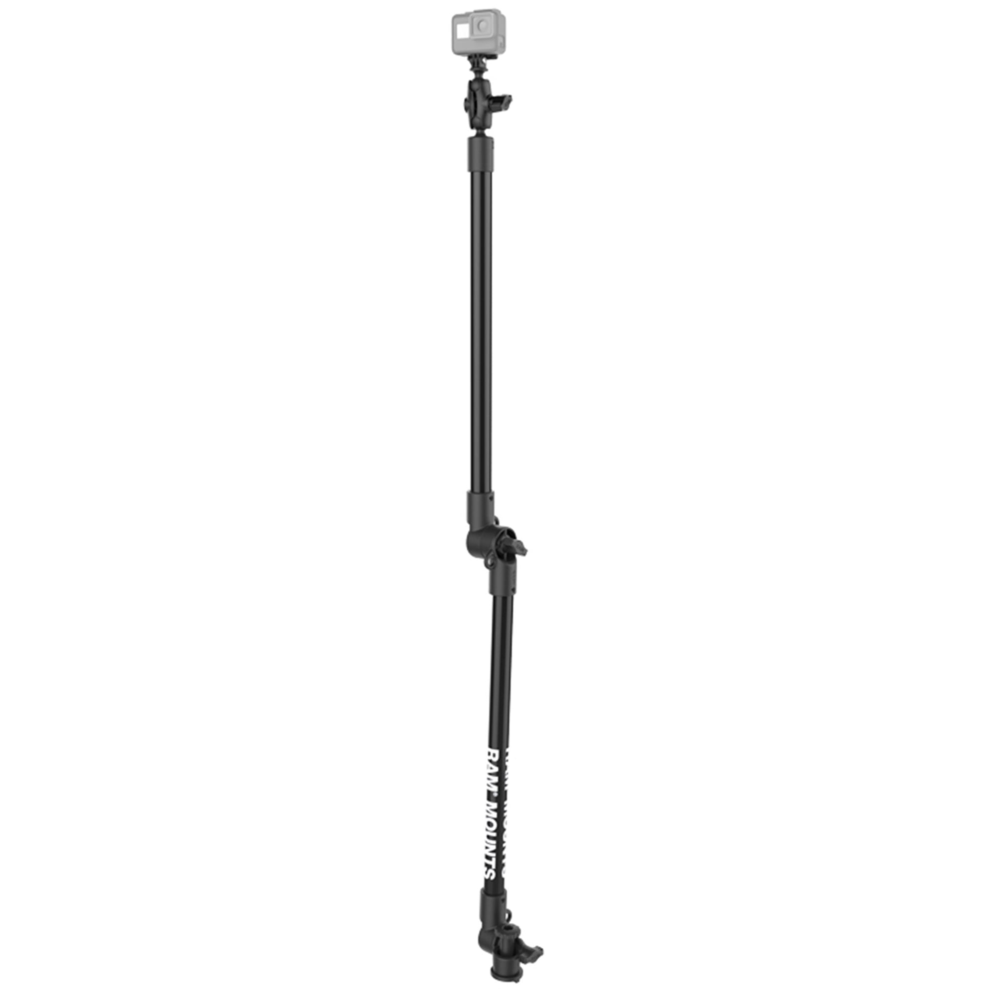 RAM® Tough-Pole™ Camera Mount with Double Pipe & RAM® Track-Node