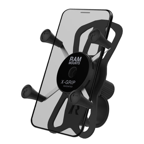 RAM® X-Grip® Phone Mount with RAM® Tough-Strap™ Handlebar Base