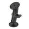 RAM® Composite Double Ball Mount with Two Round Aluminum Plates