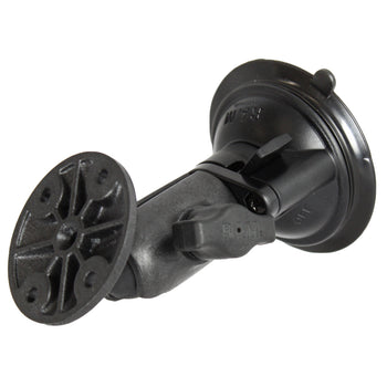 RAP-B-104-224-HEM1:RAP-B-104-224-HEM1_1:RAM Twist-Lock™ Swivel Suction Cup Mount with Round Plate