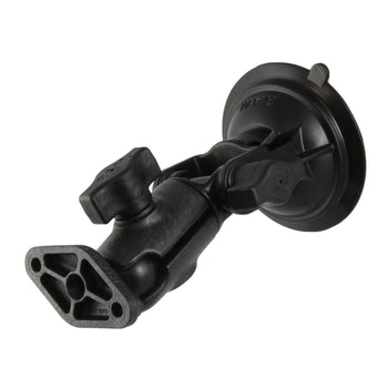 RAP-B-104-224U:RAP-B-104-224U_1:RAM Twist-Lock™ Composite Suction Cup Ratchet Mount with Diamond Plate