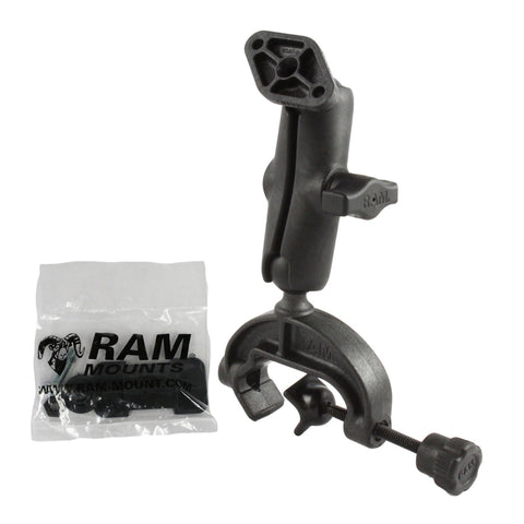 RAM® Composite Yoke Clamp Mount with Diamond Plate - Medium