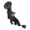 RAM® Yoke Clamp Mount with Composite Socket Arm & Aluminum Round Plate