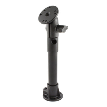 RAP-B-134U:RAP-B-134U_1:RAM PVC Pipe Mount with Single Ball & Socket and Round Plate