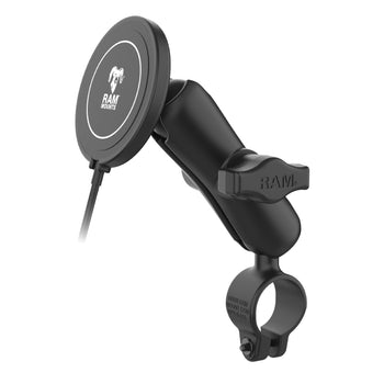 RAM® Double Ball Rail Mount with RAM® Qi2 15W Wireless Charger