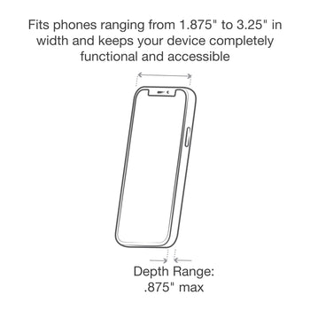 RAM® X-Grip® Phone Mount with Low-Profile Suction Cup - Short