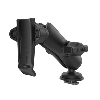 RAP-B-202-GA76-TRA1U:RAP-B-202-GA76-TRA1U_1:RAM Track Ball™ Double Ball Mount with Garmin Spine Clip Holder
