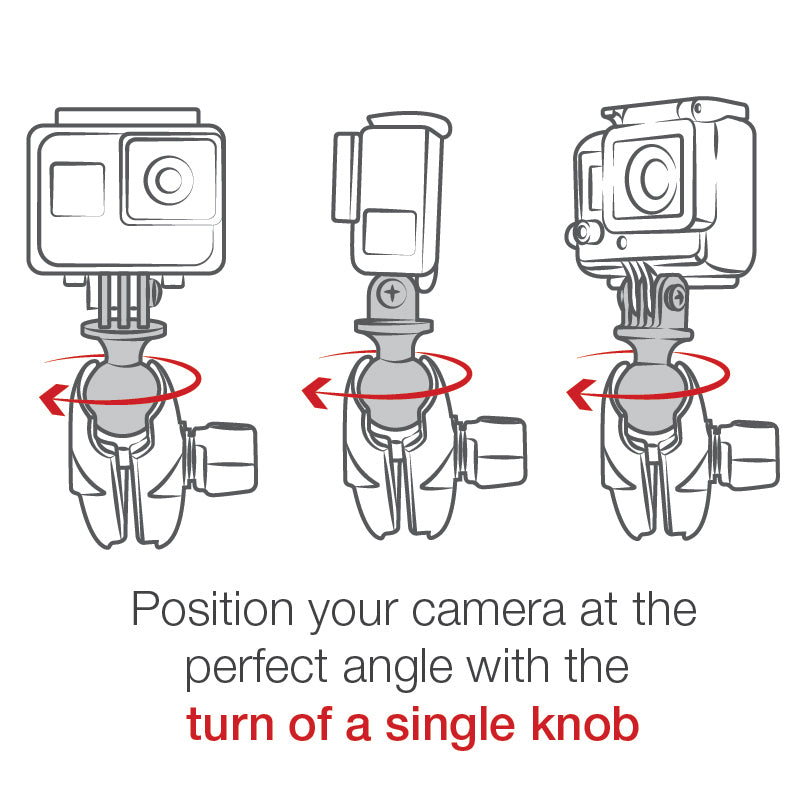 G-RAP Ｂ.O.M Amazon.com: RAM Mounts Action Camera Ball Adapter – Compatible