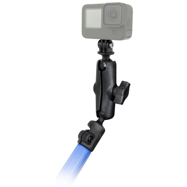 best gopro pole for fishing RAM Mounts RAP-B-218-1-GOP1U UNPKD RAM Tele-Mount for GoPro Camera