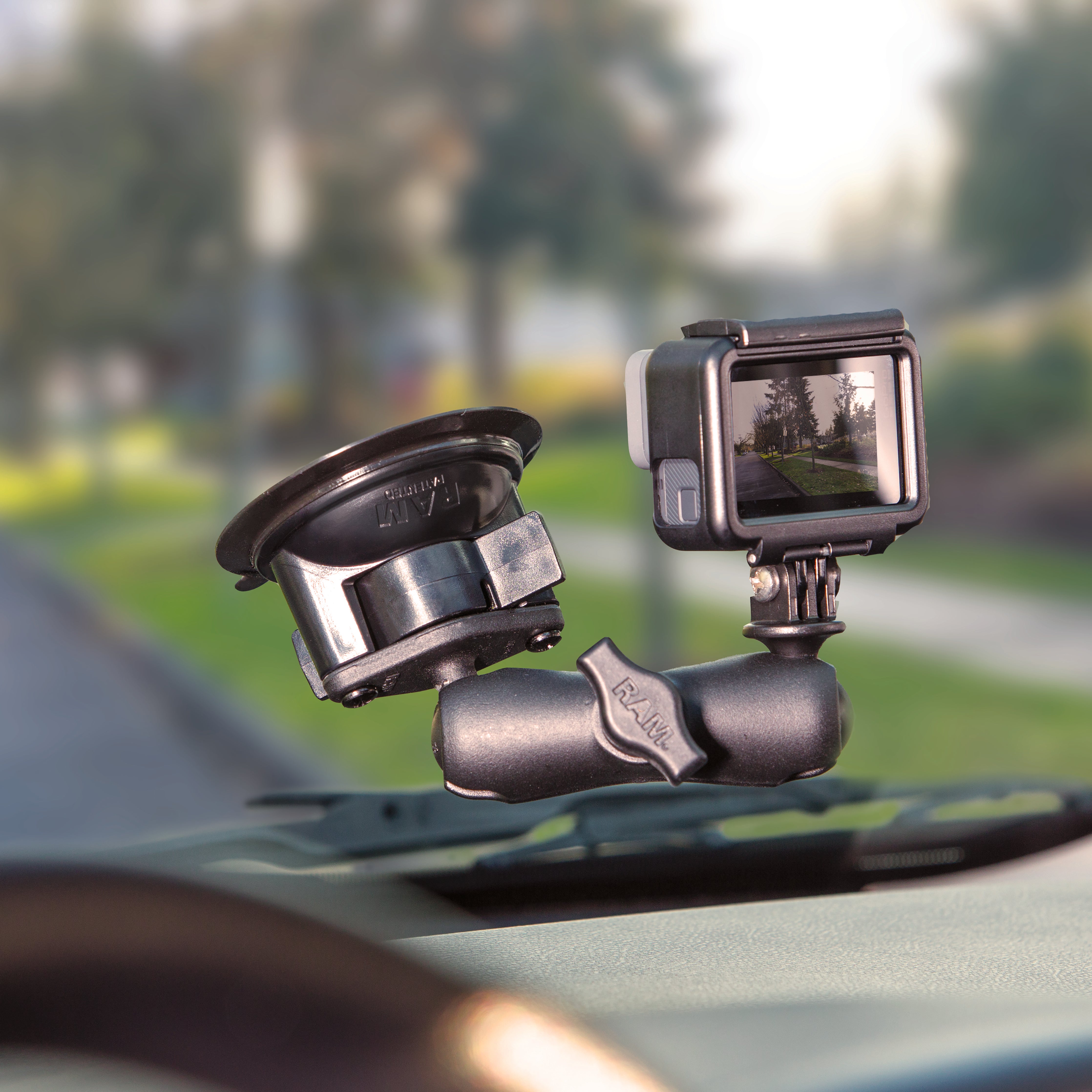 RAM® Twist-Lock™ Composite Suction Cup Base with Ball – RAM Mounts