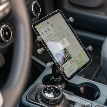 RAM® X-Grip® for 7"-8" Tablets with RAM® Stubby™ Cup Holder Base - Long