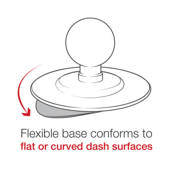 RAM® Flex Adhesive Double Ball Mount for Garmin Astro 200 + More