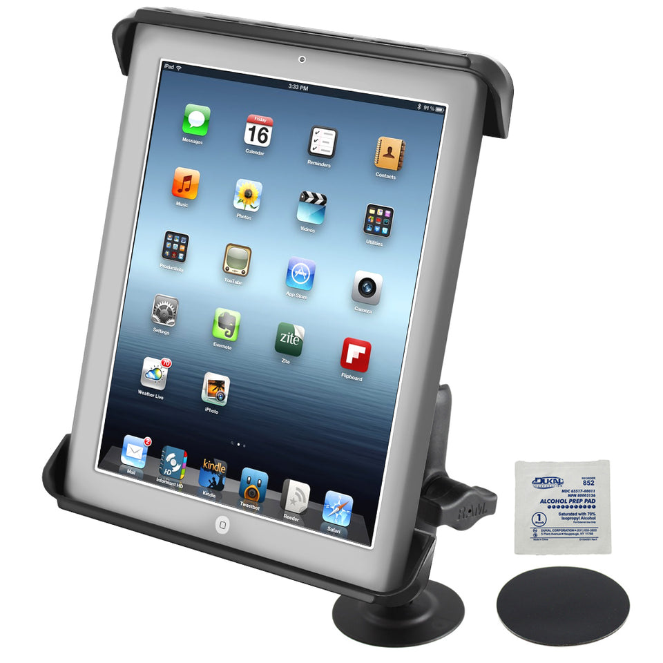 RAM® Tab-Tite™ Mount with Flex Adhesive Base for Large Tablets – RAM Mounts