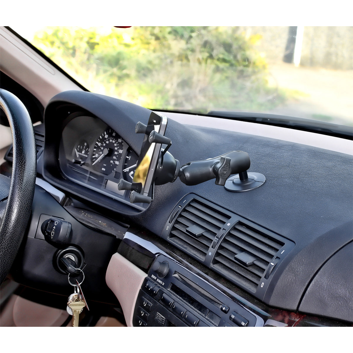RAM® X-Grip® Phone Mount with Flex Adhesive Base – RAM Mounts