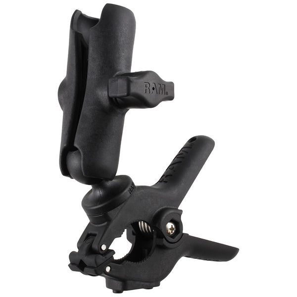 RAM® Tough-Clamp™ Large Base with Double Socket Arm – RAM® Mounts