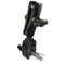 RAM® Tough-Claw™ Small Clamp Base with Double Socket Arm - Medium