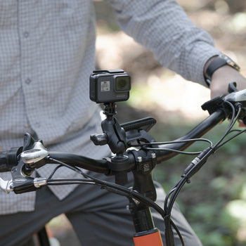 actioncam mountainbike RAM Mounts Tough-Strap Double Ball Universal Camera Mount Silver