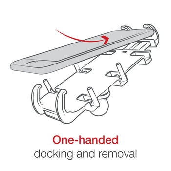 RAM® Quick-Grip™ Phone Mount with RAM® Tough-Strap™ Handlebar Base