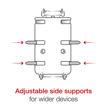 RAM® Quick-Grip™ Phone Mount with RAM® Tough-Strap™ Handlebar Base