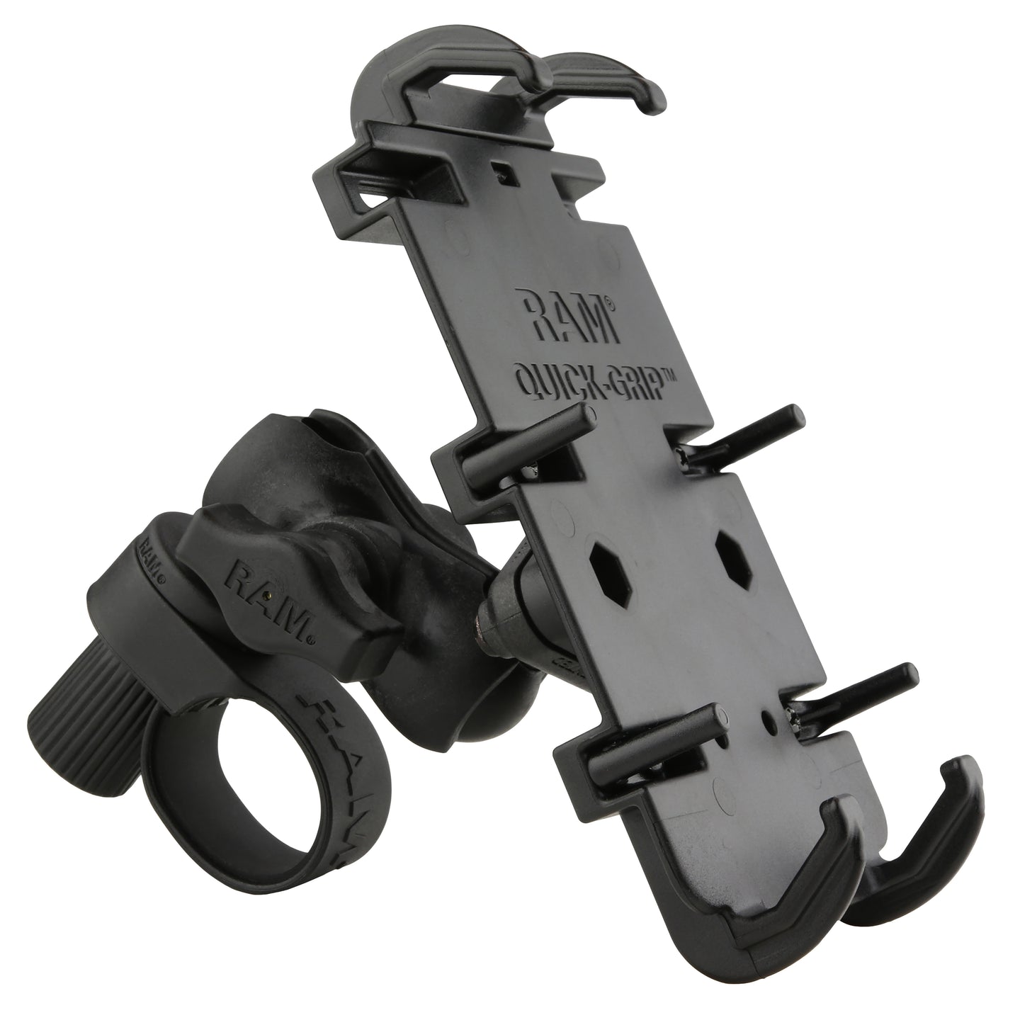 RAM® Quick-Grip™ XL Phone Mount with RAM® Tough-Strap™ Handlebar Base ...
