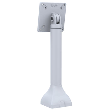 RAM® 14" Pedestal Mount with 100mm & 75mm VESA Patterns - Gray