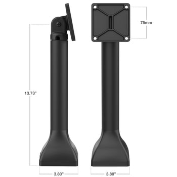 RAM® 14" Pedestal Mount with 75mm VESA Pattern