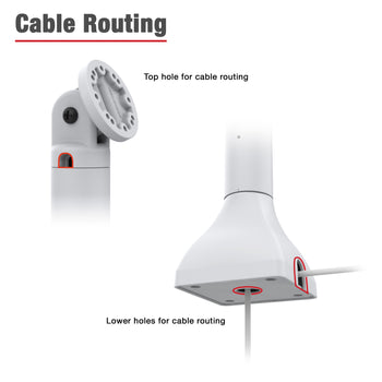 RAM® 7" Pedestal Mount with AMPS Pattern - Gray