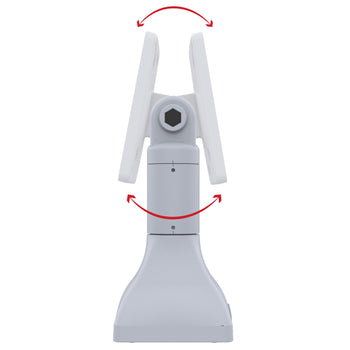 RAM® 7" Pedestal Mount with 100mm & 75mm VESA Patterns - Gray