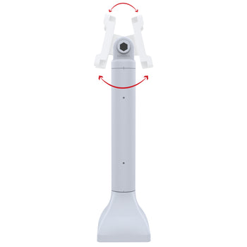 RAM® 14" Pedestal Mount with 75mm VESA & Cable Routing - Gray