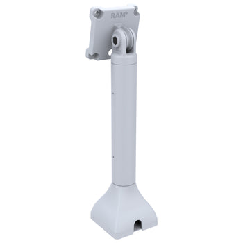 RAM® 14" Pedestal Mount with 75mm VESA & Cable Routing - Gray
