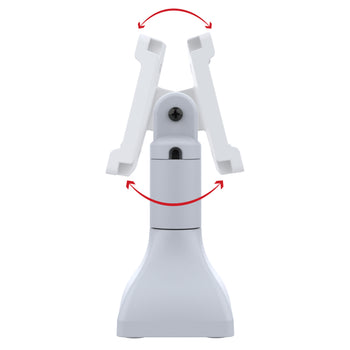 RAM® 7" Pedestal Mount with 100mm & 75mm VESA & Cable Routing - Gray