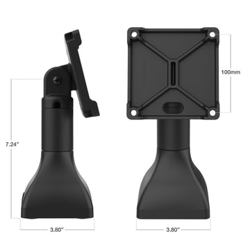 RAM® 7" Pedestal Mount with 100mm VESA & Cable Routing
