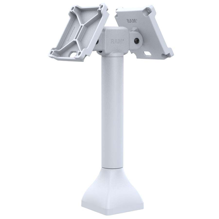 RAM® 14" Pedestal Mount with Dual 100mm VESA Adapters - Gray
